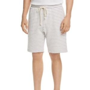STRIPE SHORT Velvet by Graham  Spencer OFF WHITE